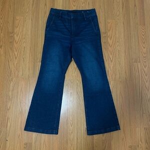 Ann Taylor flare jeans high rise size 10 petite